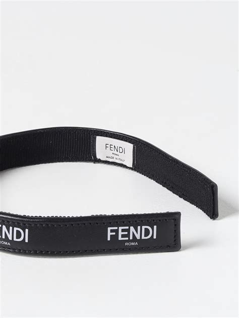 fendi leather headband